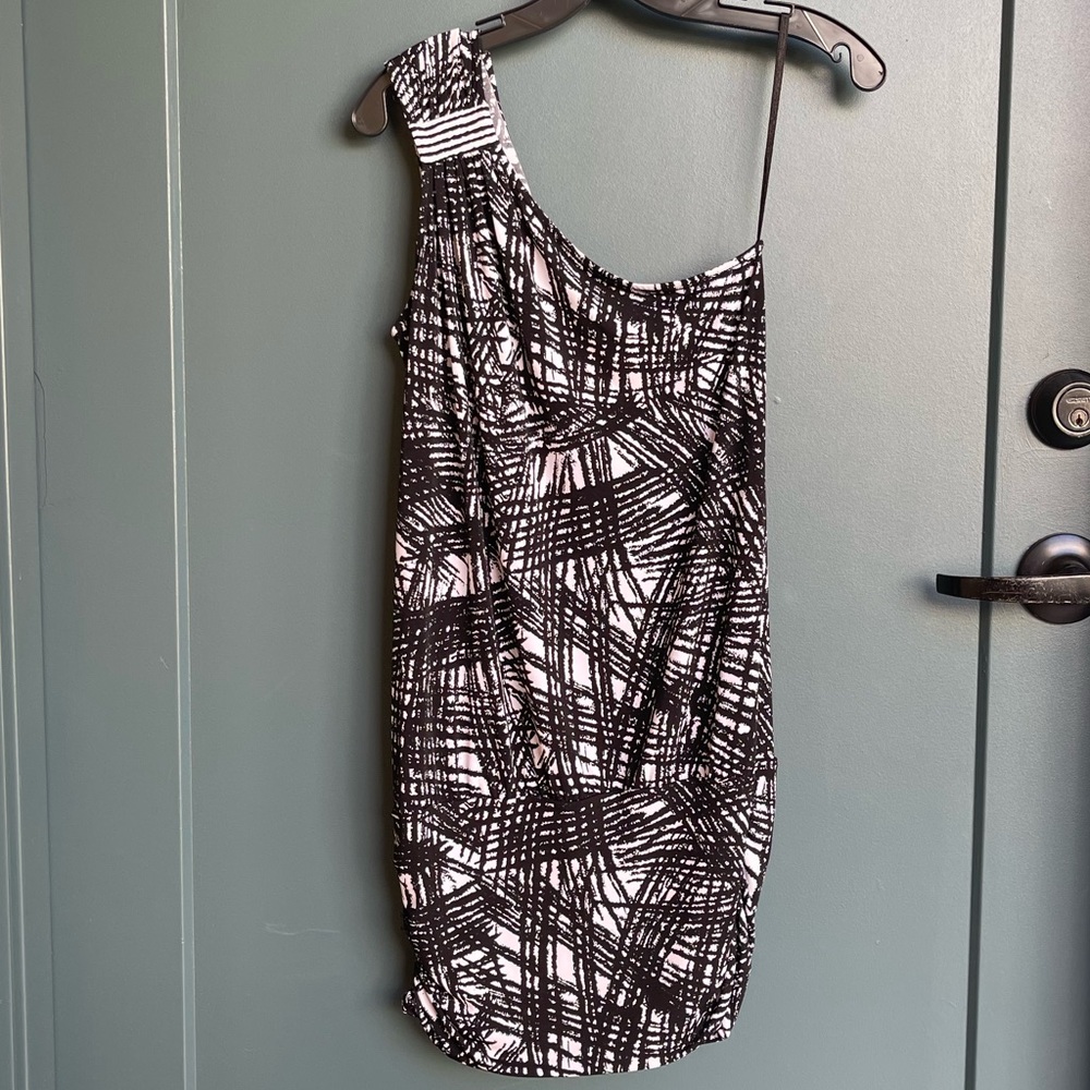 BCBGMAXAZRIA Knit Tunic Dress (Black/Comb)